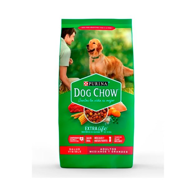 Dog Chow Adultos Medianos y Grandes Sabor Carne