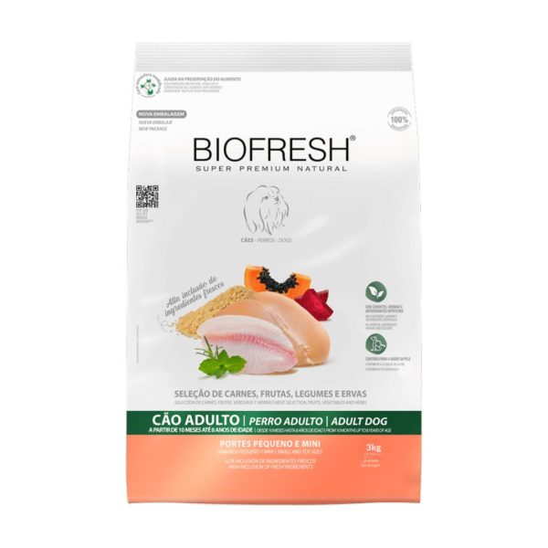 BIOFRESH ADULTO RAZA PEQUEÑA 3 KG