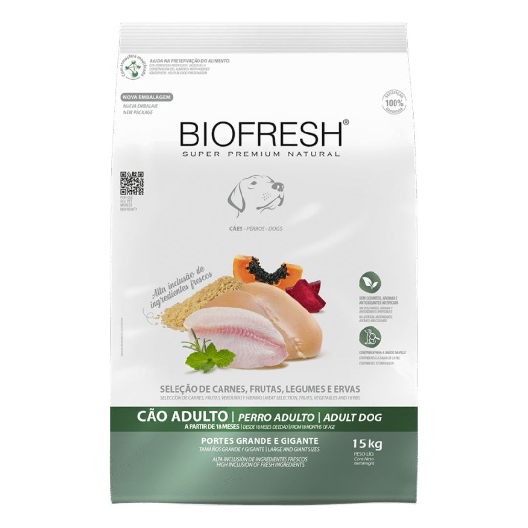 BIOFRESH ADULTO RAZA GRANDE 15 KG BIOFRESH ADULTO RAZA GRANDE 15 KG