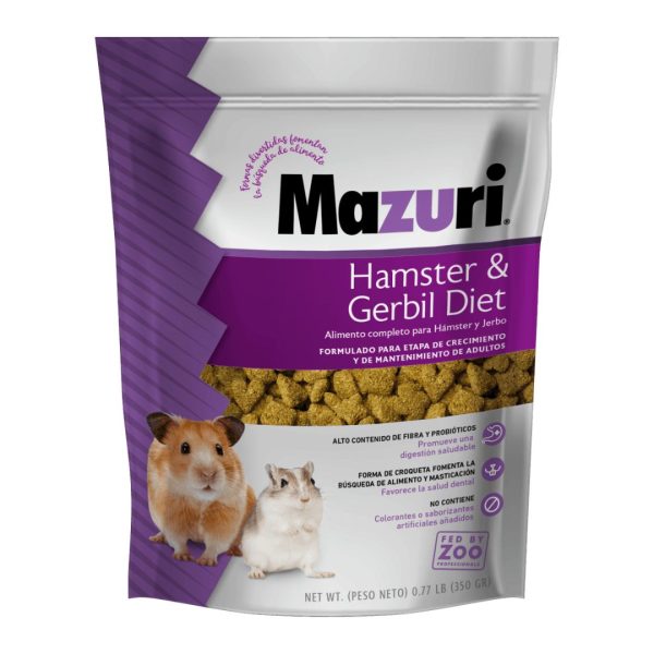 MAZURI HAMSTER GERBIL DIET 350 GRS