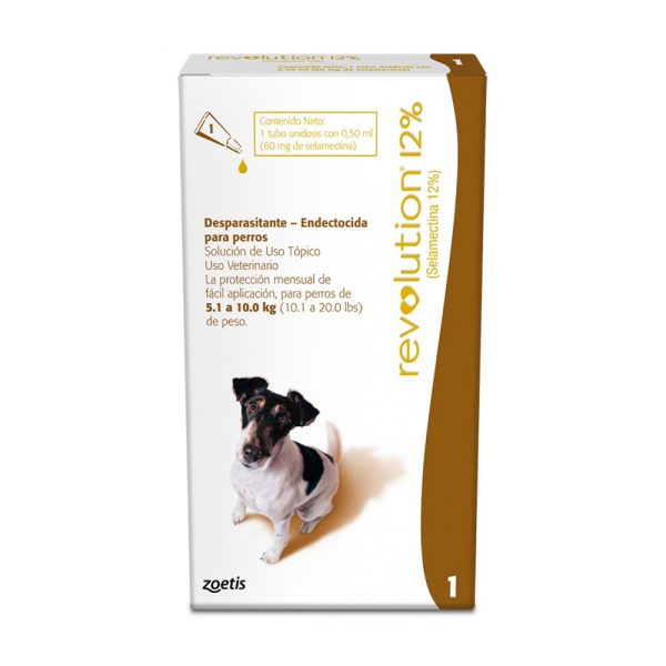 Revolution Antiparasitario Para Perros de 5.1 a 10 kg