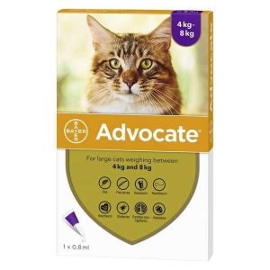 Advocate Antiparasitario Para Gatos de 4 a 8 kg