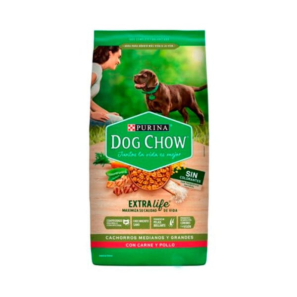 Dog Chow Cachorro Medianos y Grandes 18kg