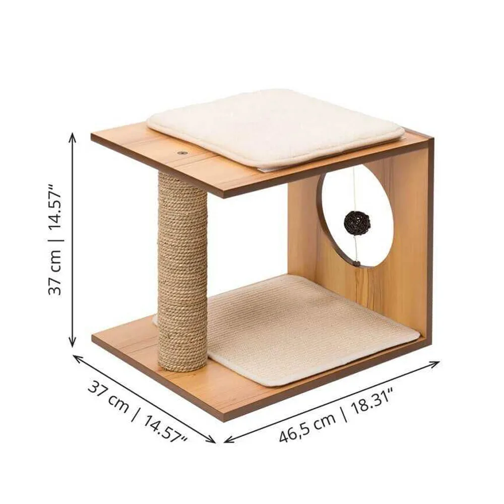 Vesper Stool Nogal Catit - Imagen 3