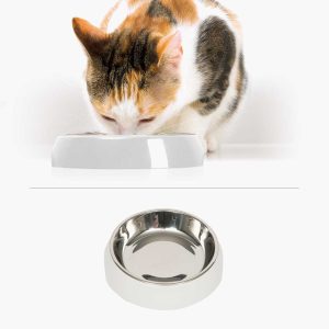 Comedero Individual Bajo Blanco Catit