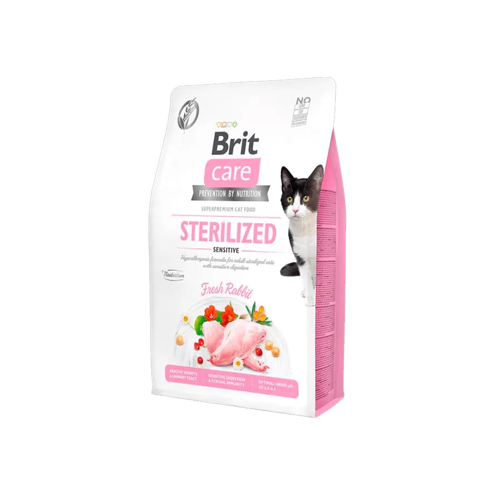 Brit Care Adult Cat Sterilized Sensitive Fresh Rabbit