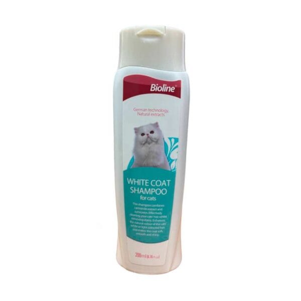 Shampoo Para Gatos White Coat Bioline 200Ml