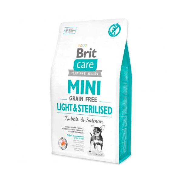 Brit Care Mini Grain Free Light - Sterilised Toda Edad