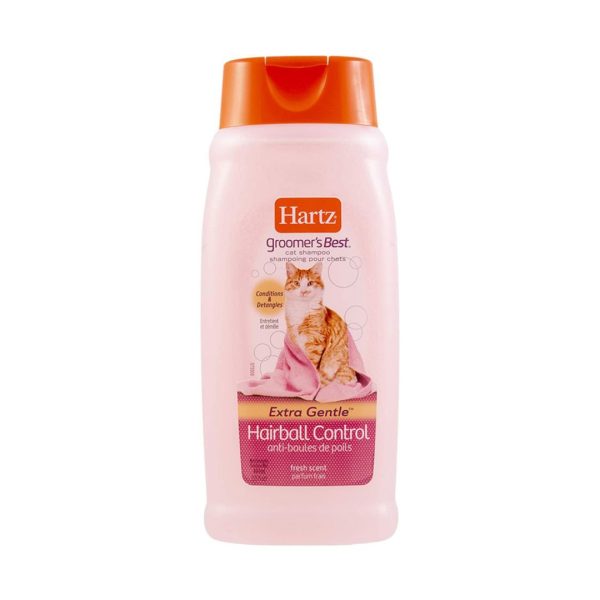 SHAMPOO HARTZ GROOMER BEST HAIRBALL CONTROL GATO 443ML