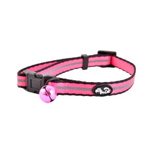 COLLAR GATO REFLECTANTE STD FUCSIA