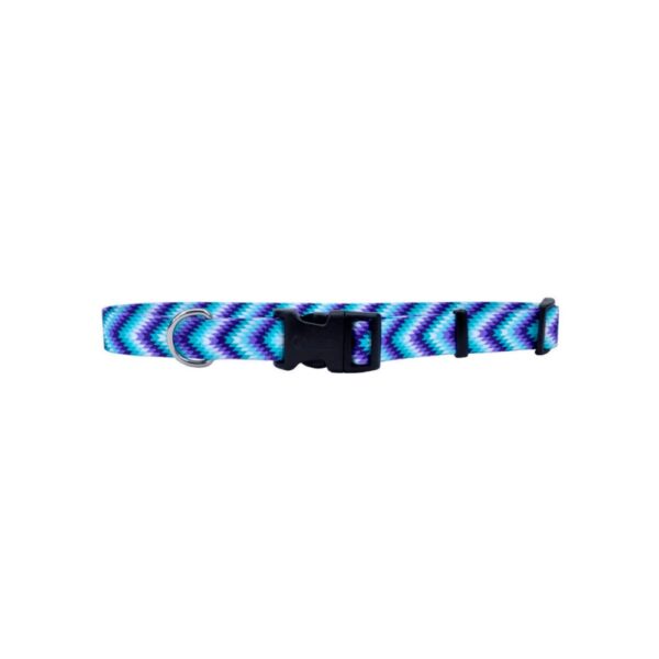 Collar Teal Purple Diamond Coastal