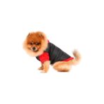 Parka Impermeable Doggy Dolly Roja y Negra Con Gorro Para Perro - Imagen 3
