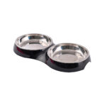 Plato Gato Doble Solido Negro Mascan 1