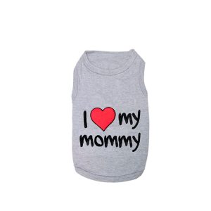 Polera I Love Mommy Parisian Pet