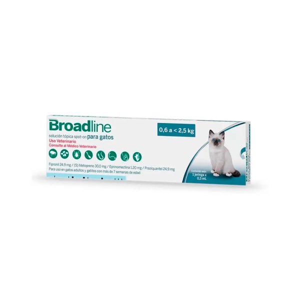 Broadline Spot On para Gatos 0.6 – 2.5 Kg