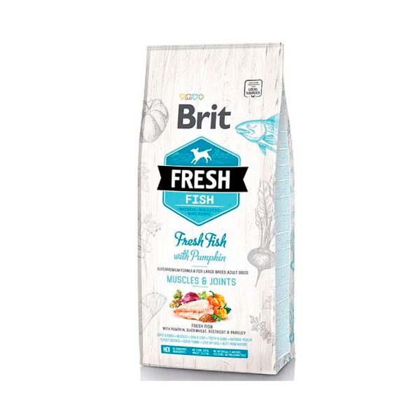 Brit Fresh Adult Large Breed Fish With Pumpkin 12kg