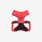 Neon Coral Air Mesh Harness Zee.Dog 2