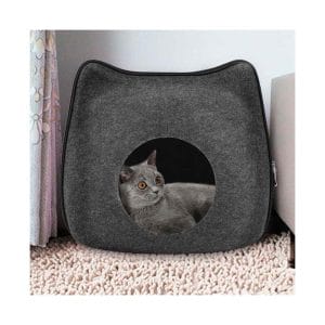 Cama Iglú De Fieltro Gris