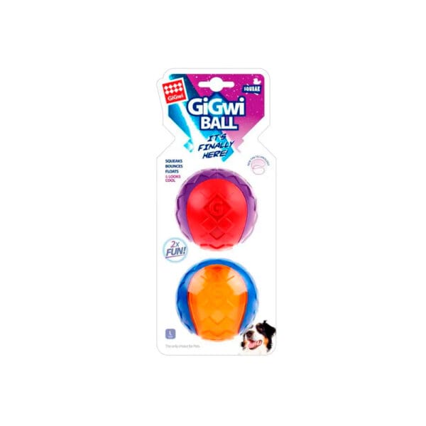Pelota Squeaker Tamaño L 2 Piezas