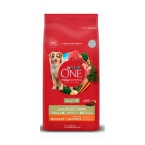 Purina One Adulto Medianos y Grandes Pollo y Carne 12Kg