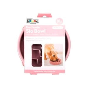 Comedero Lento Rosa S Outward Hound