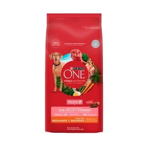 Purina One Adulto Medianos y Grandes Pollo y Cordero