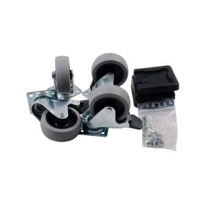 Set Ruedas Jaula Transporte Bracco