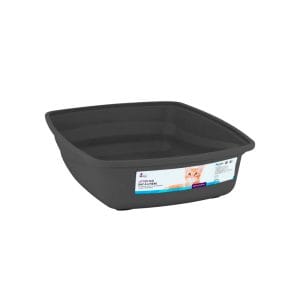 BANDEJA SANITARIA SIN BORDE NEGRA CATIT