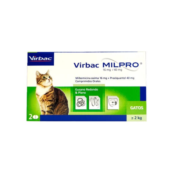 Milpro Gatos Sobre 2Kg Virbac