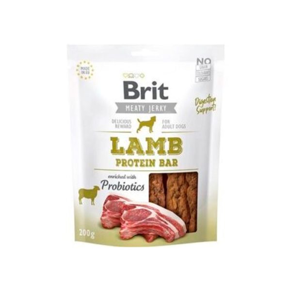 Brit Jerky Snack Lamb Protein Dog 200Gr