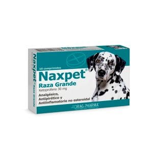 NAXPET RAZA GRANDE 30 MG 10 COMPRIMIDOS