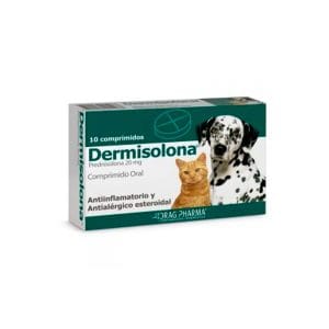 DERMISOLONA PERRO Y GATO 10 COMPRIMIDOS