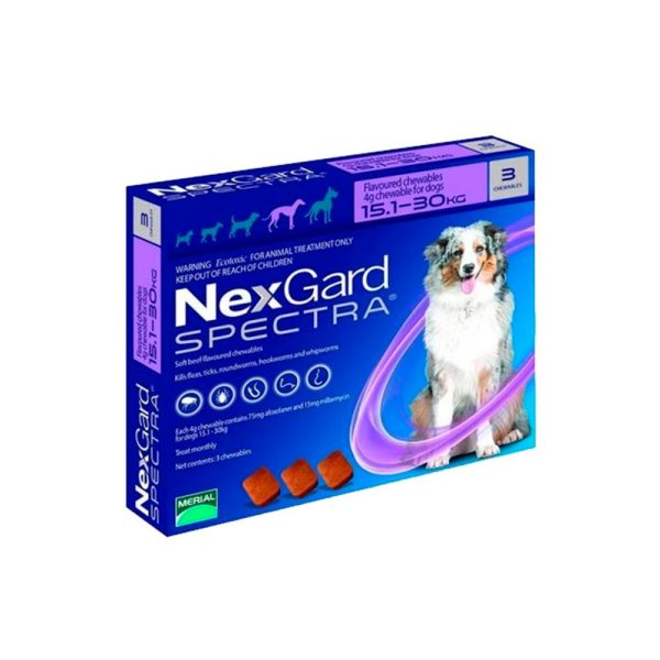 Nexgard Spectra Perros De 15.1 a 30Kg 1 Comprimido