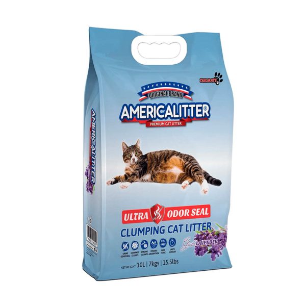 Arena American Litter Odor Seal Lavanda 15 Kg