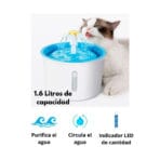 Fuente Bebedera Flor 1.6 Lts Marben Pets - Imagen 2