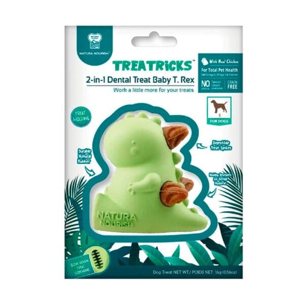 Pet Treat 2 En 1 Dental Baby Rex Sabor Pollo