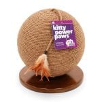 Rascador Esfera Con Pluma Animal Care