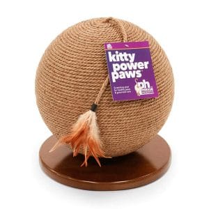 Rascador Esfera Con Pluma Animal Care