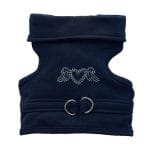 Arnés Negro Corazón Con Alas L