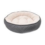 Cama Redonda Gris Blanco Dreamwell