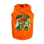 Polera Surf Dog Naranja M DoggyDolly