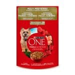 Pouche Perro Adulto Y Cachorro Multi Proteína 85 G Purina One