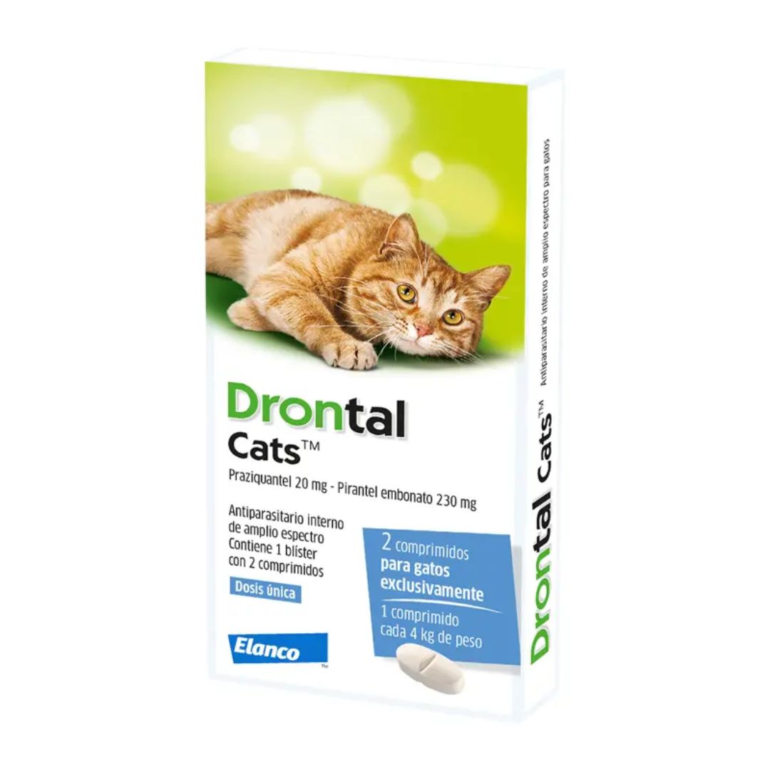 DRONTAL-GATO-2-COMPRIMIDOS DRONTAL-GATO-2-COMPRIMIDOS