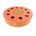 Rascador Redondo Con Pelotas 33x33x6 Marben Pets