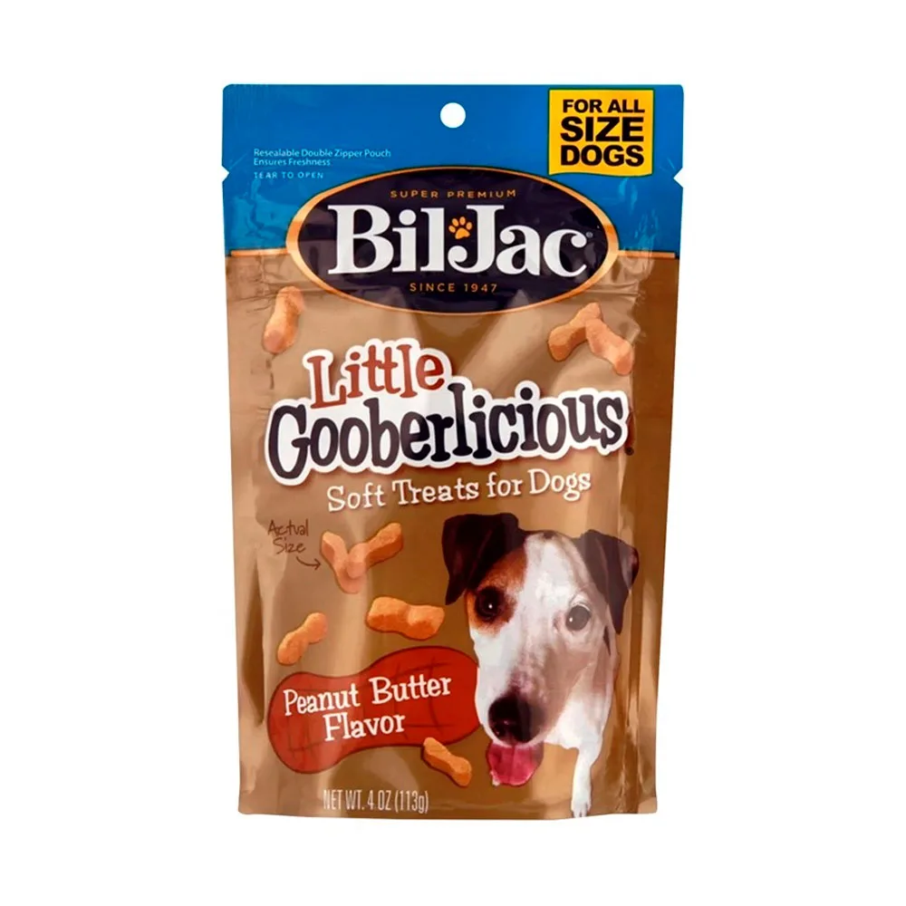 BIL JAC GOOBERLICIUS LITTLE TREATS DOG 113 gr Bil Jac Gooberlicius Little Treats Dog 113 G - Imagen 1