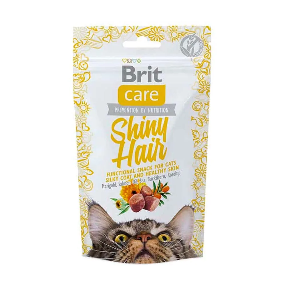 SNACK PREVENTION SHINY HAIR CAT 50 G BRIT Snack Prevention Shiny Hair Cat 50 G BritCare - Imagen 1