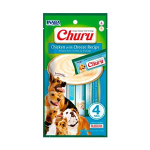 Churu Perro Pollo Con Queso 4 Tubos