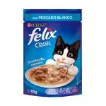 Pouche Pescado Blanco 85g Felix