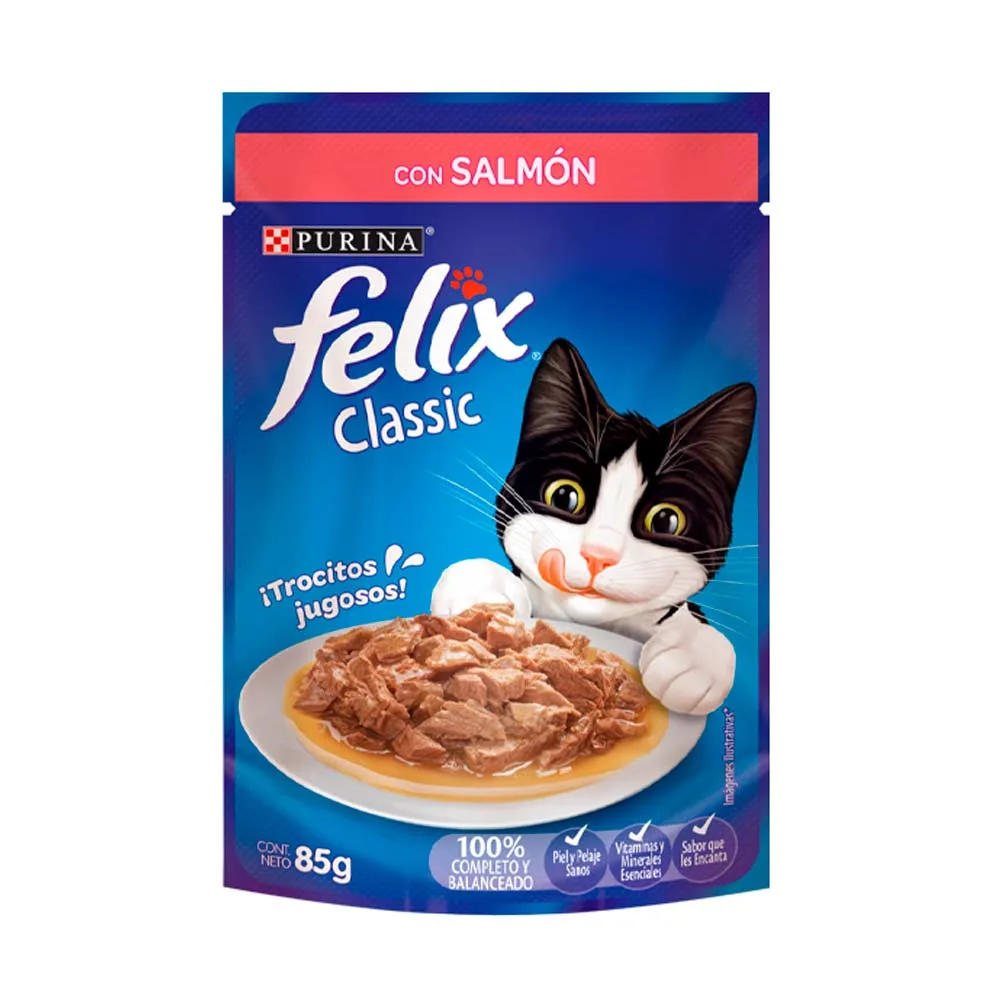 Pouche Salmón 85 g Felix - Imagen 1