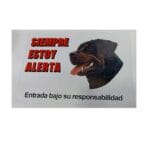 Cartel Advertencia Perro - Imagen 3